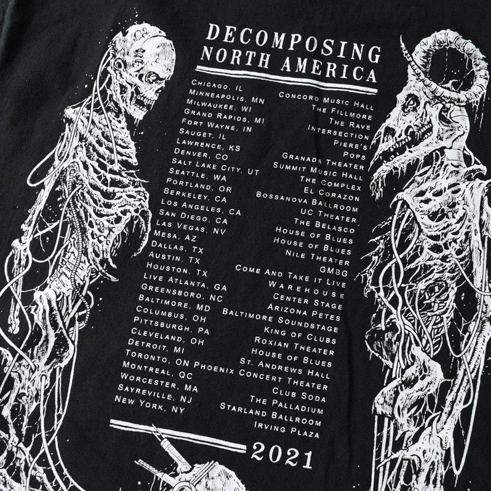 デッドストック! Undeath "Decomposing North America 2021" Tシャツ 250930