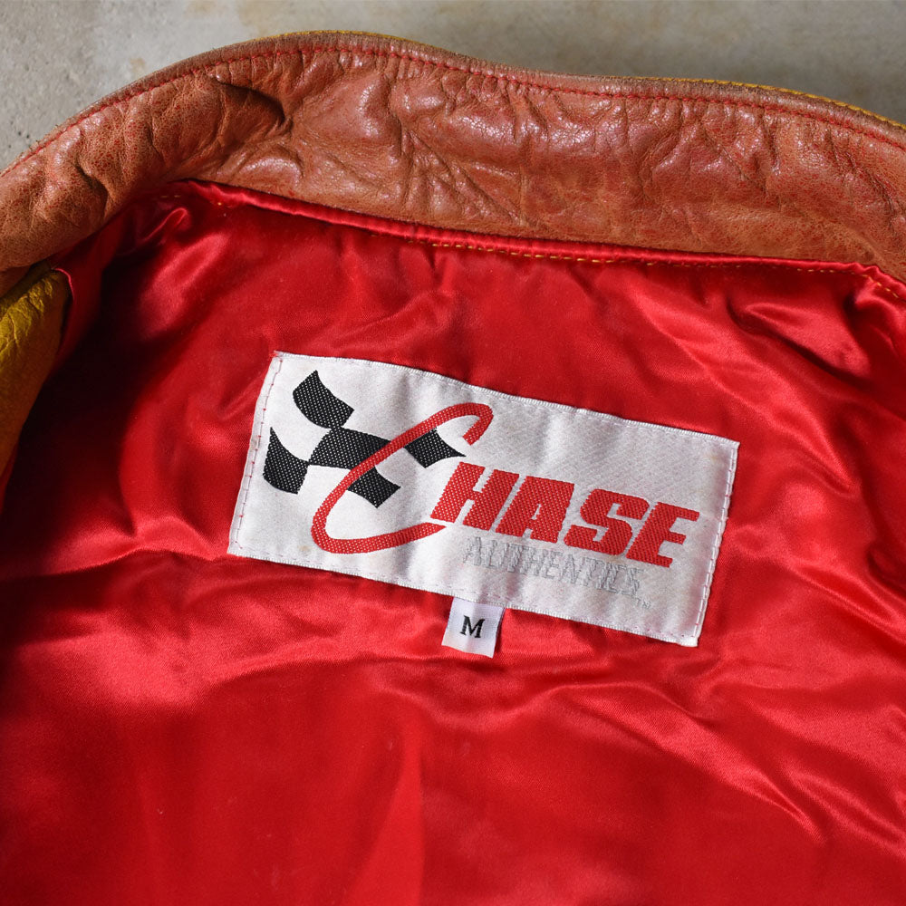 90’s Chase Authentics サンセットフェード レザー レーシングジャケット 251028H
