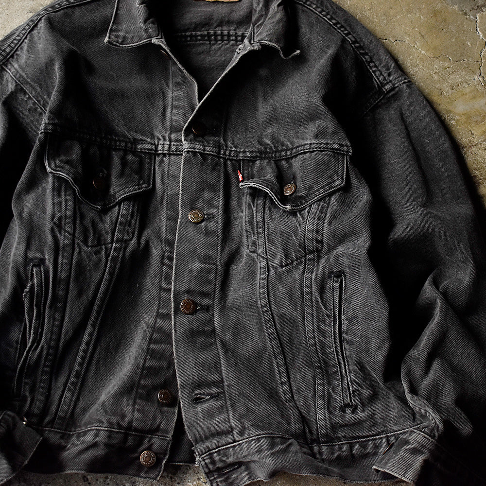 levi's ブラックデニムジャケット 90's USA製