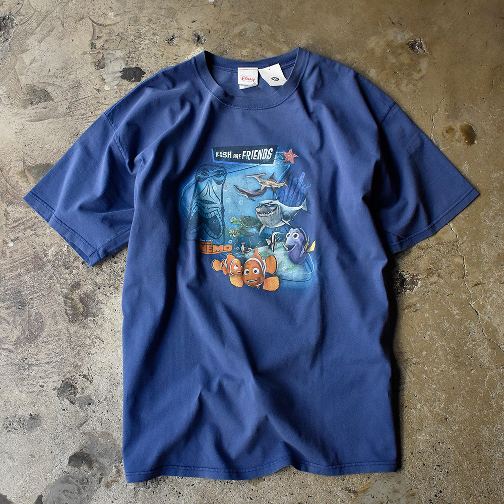 希少　Finding Nemo Disney ピクサー　ムービー　Tシャツ XL Y2K Disney “Finding Nemo” 海外アニメ ムービー Tシャツ 250125H