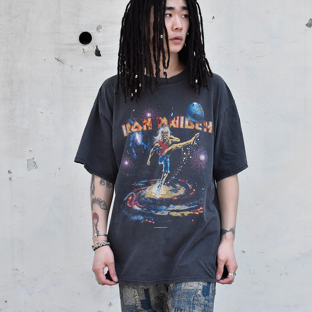 90's Iron Maiden “VIRTUAL XI” World Tour Tシャツ 240416H