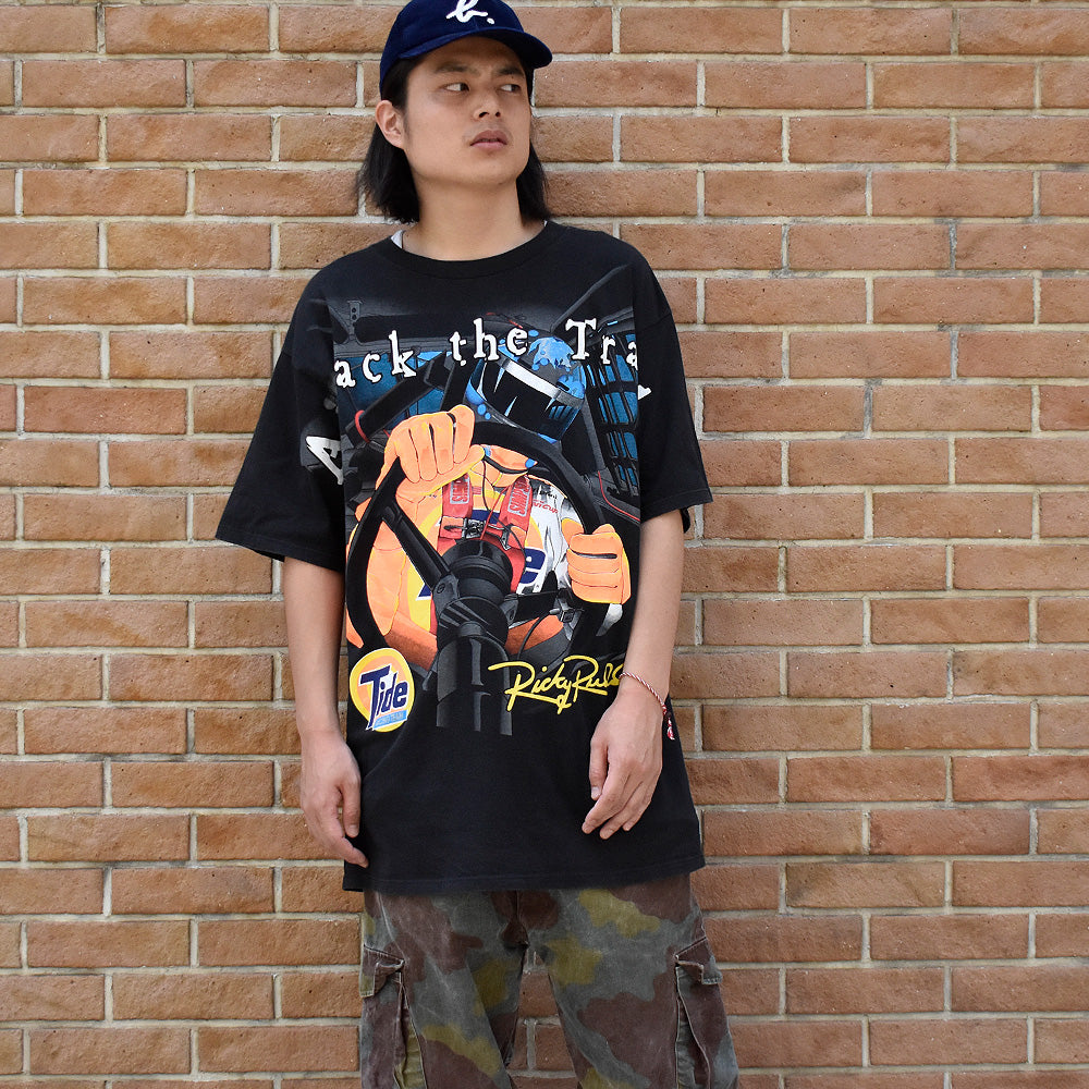 90's “Ricky Rudd #10 / Tide” AOP!レーシング Tシャツ 240726H