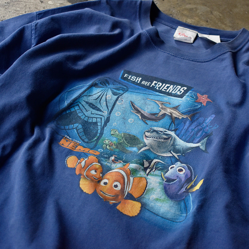 Y2K Disney “Finding Nemo” 海外アニメ ムービー Tシャツ 250125H
