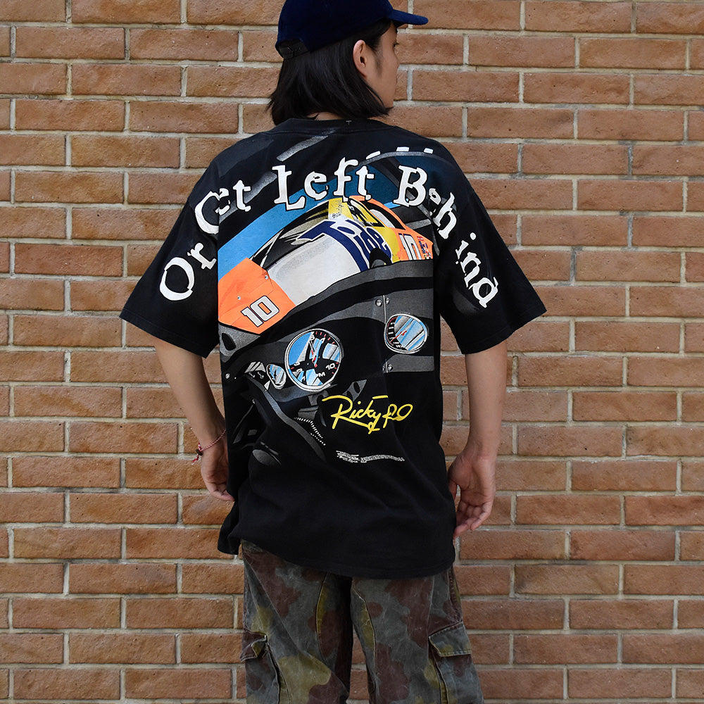90's “Ricky Rudd #10 / Tide” AOP!レーシング Tシャツ 240726H