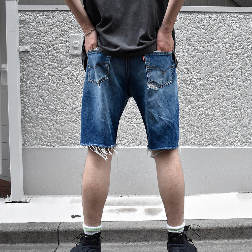 Y2K Hige! Levi's 501 カットオフ デニムショーツ 250712H