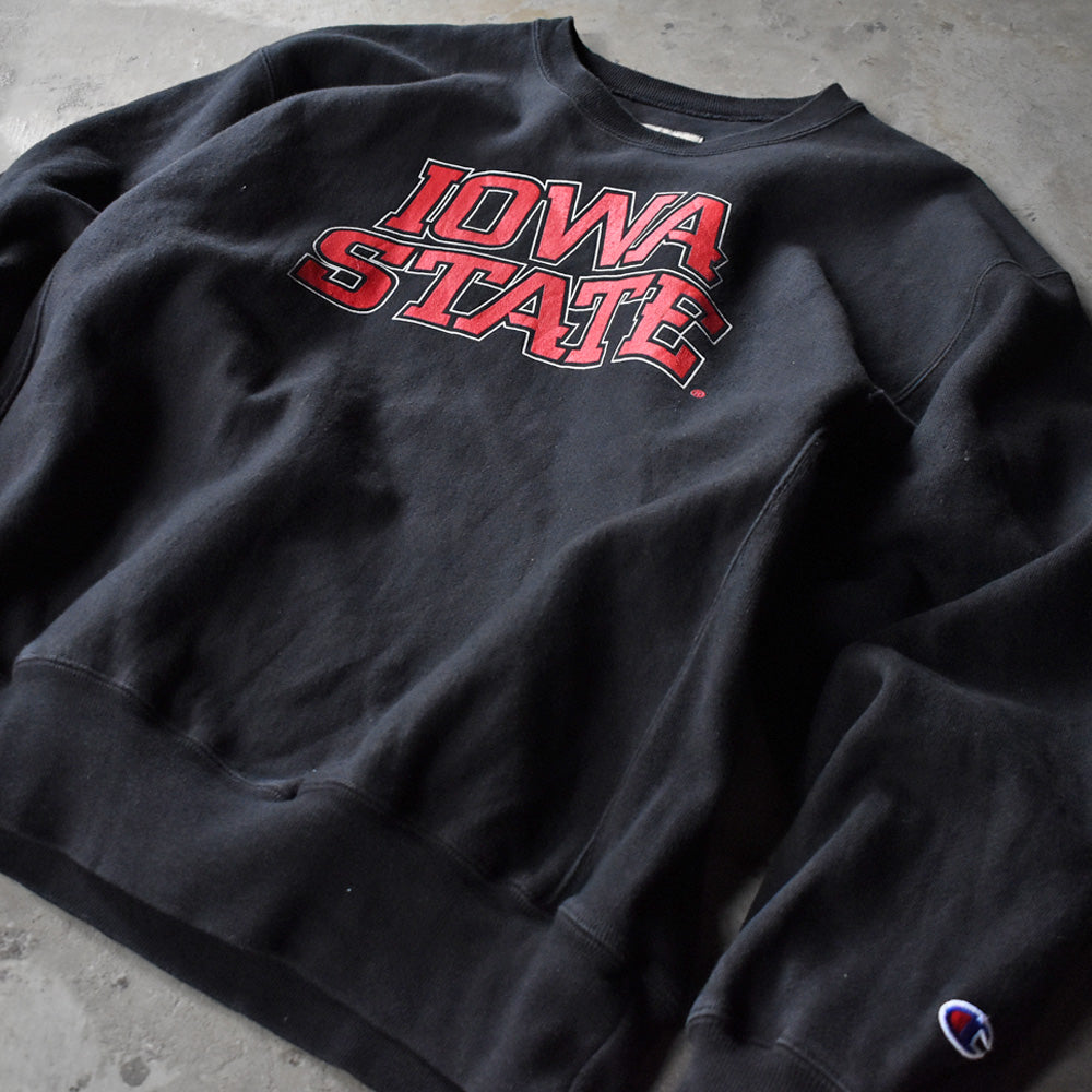 Champion “ IOWA STATE” 両面プリント RWスウェット 231004
