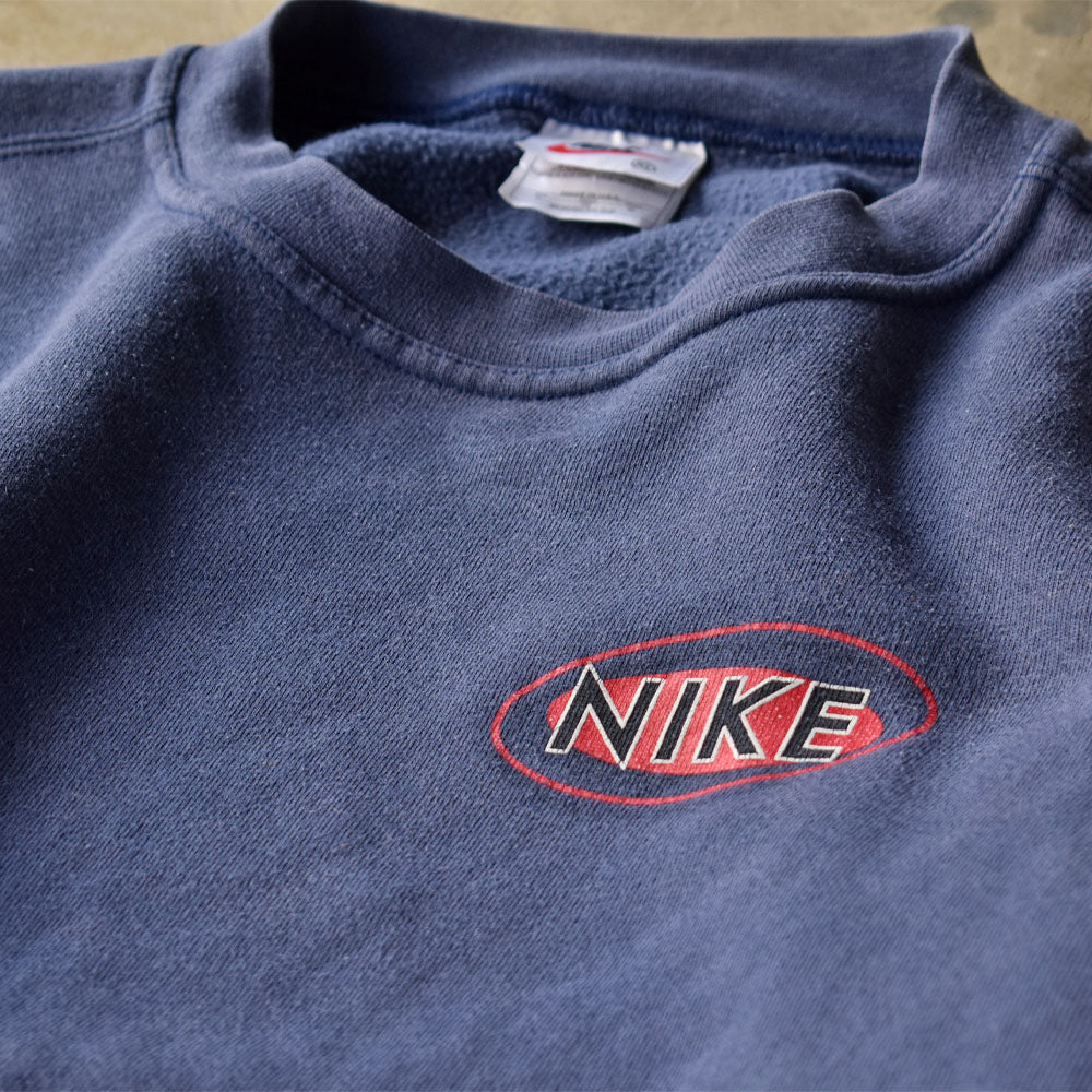 NIKE 90's USA製スウェット 古着 90s USA製 NIKE スウォッシュ ワンポイント ソリッド