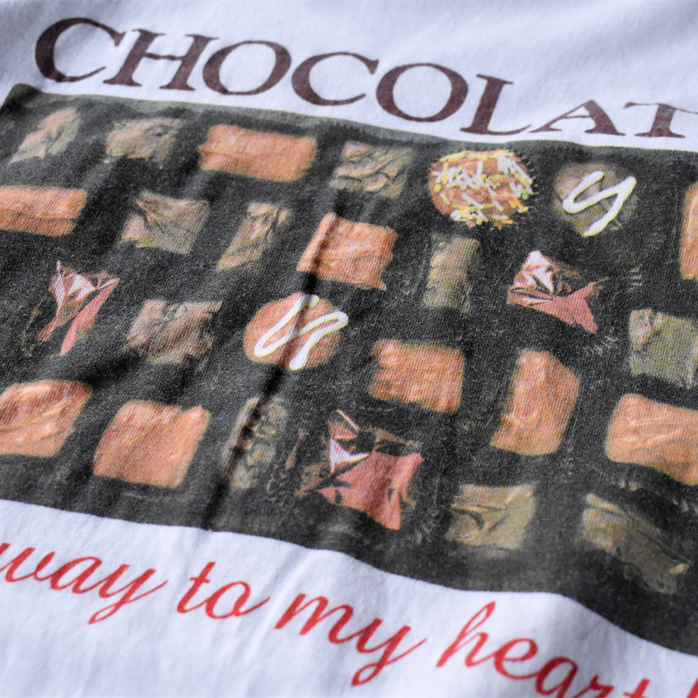90’s Hanes “CHOCOLATE” 企業 Tシャツ 250612