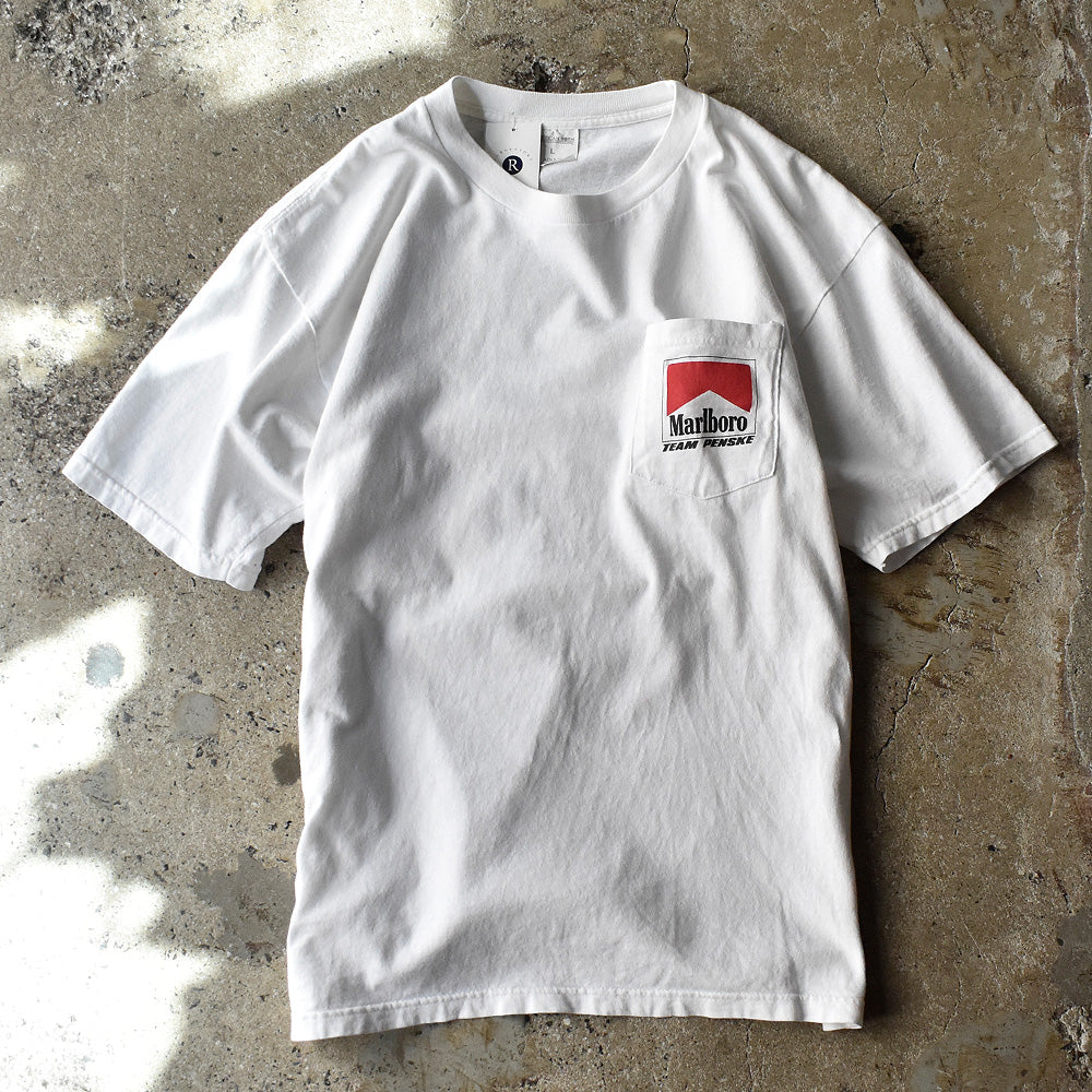 90's~ “Marlboro“ Racing! ポケットTシャツ USA製 250411H