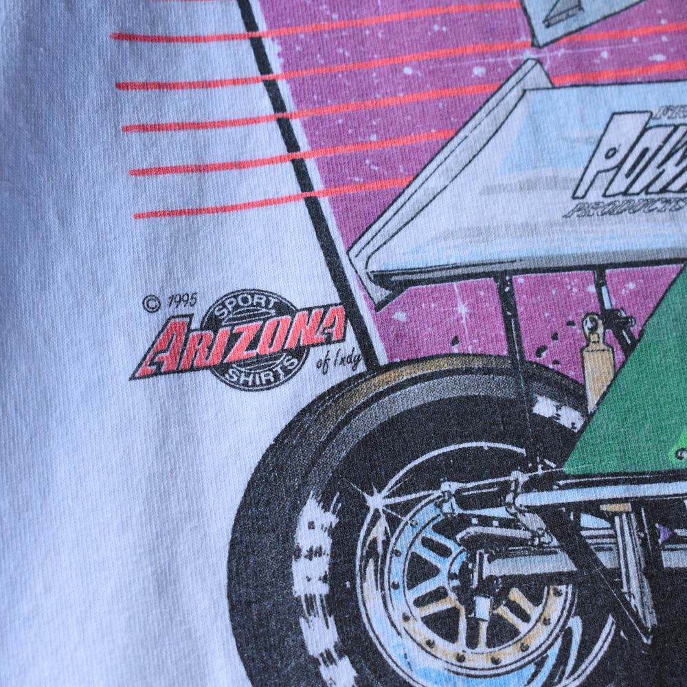 90’s Steve Kinser “Sprint Car Legend” レーシング Tシャツ USA製 250801