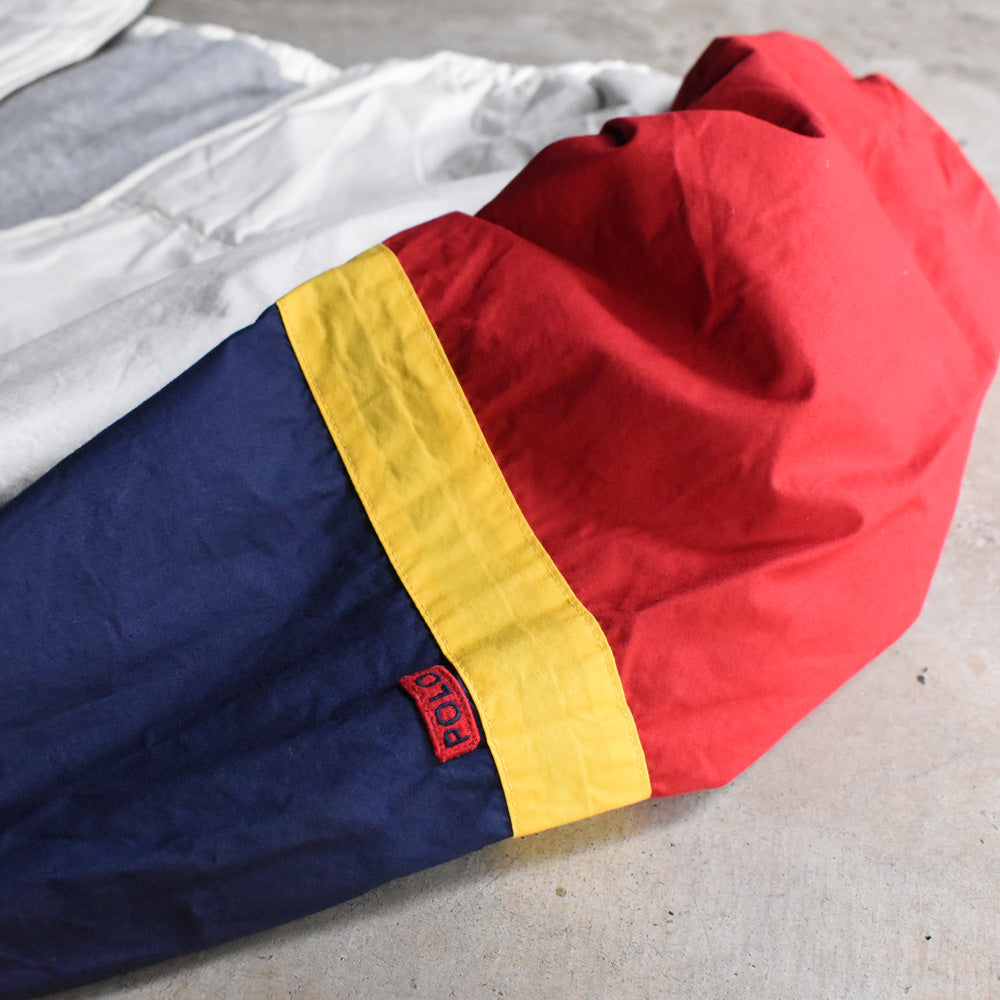 90's Polo Ralph Lauren “POLO SPORT” フリースライナー スウィングトップ ジャケット 250205