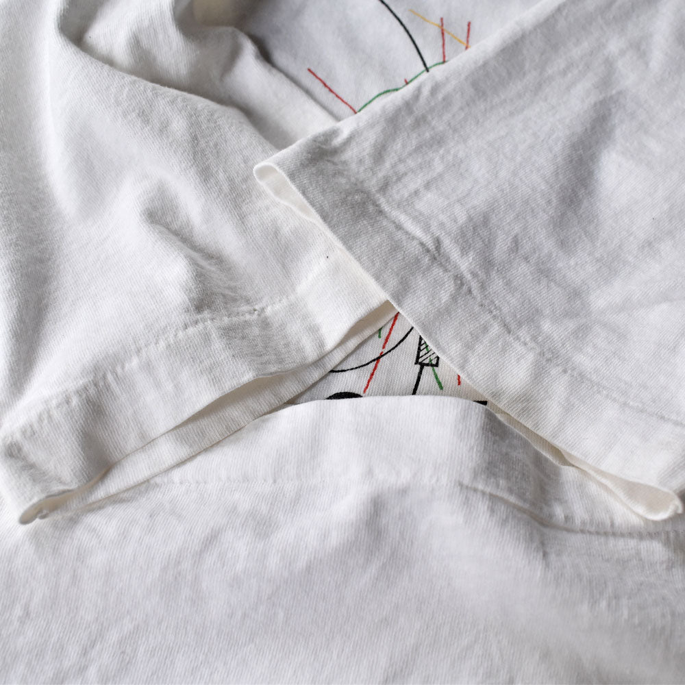 90’s “Super Collider” アート Tシャツ USA製 240404