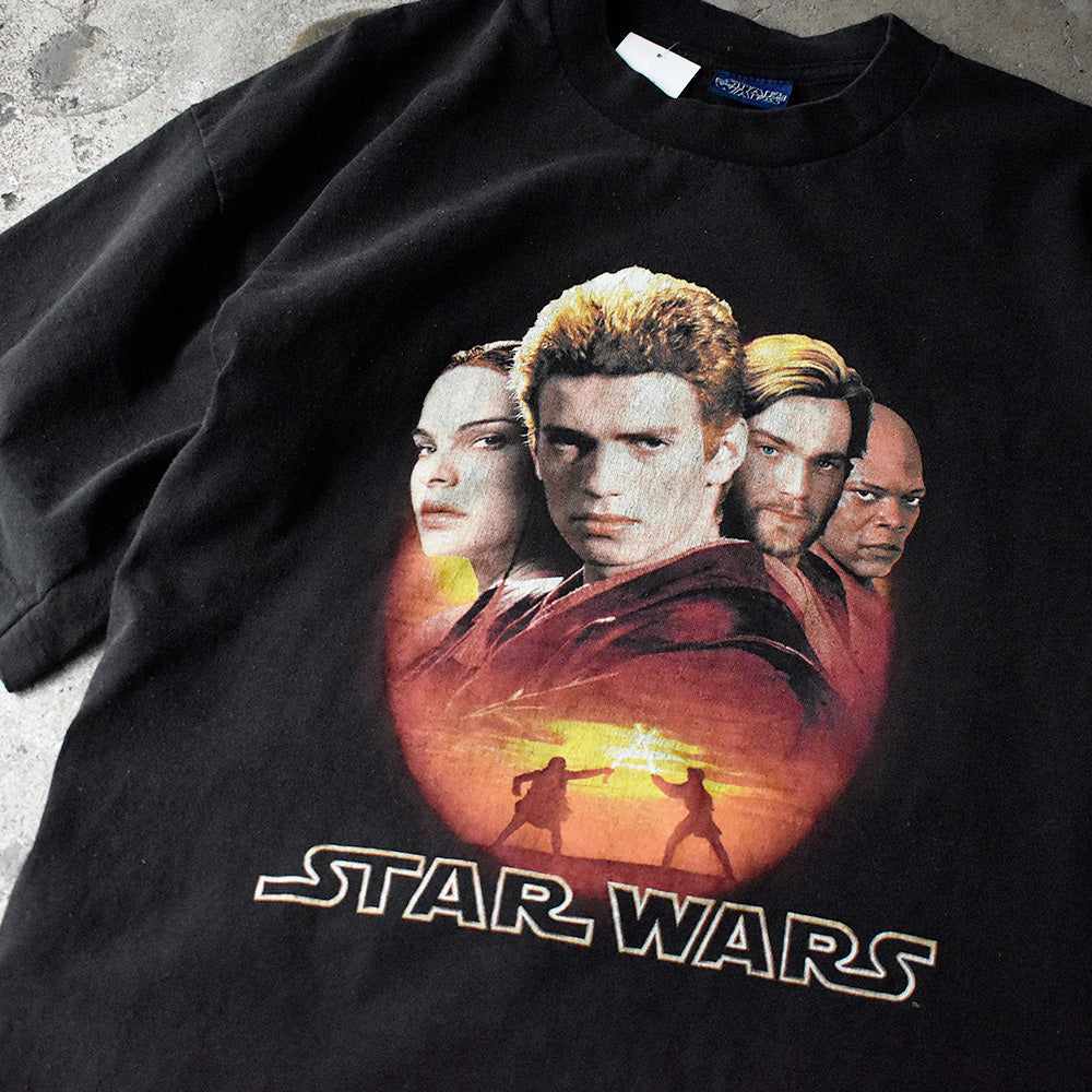 Y2K “STAR WARS Episode II“ movie Tシャツ USA製 250507H