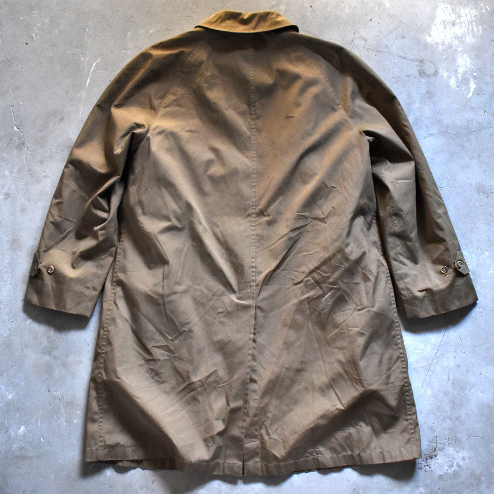 60-70’s English Squire ライナー付き バルマカーン ステンカラーコート 240226H
