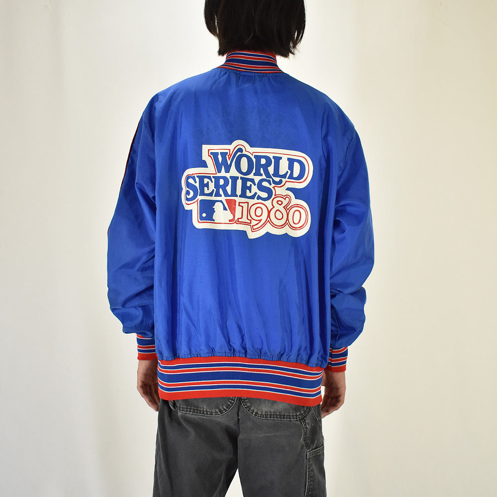 80’s Swingster “WORLD SERIES 1980” ナイロンアワードジャケット USA製 231029