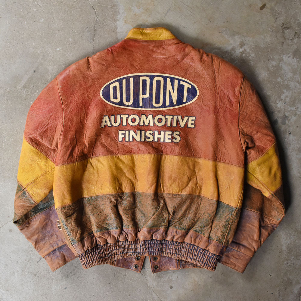 90’s Chase Authentics サンセットフェード レザー レーシングジャケット 251028H