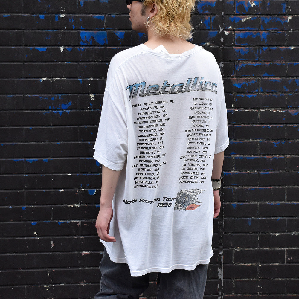 90's METALLICA×Ed Roth “GIMMEFUEL” North American Tour ダメージTシャツ 240703H