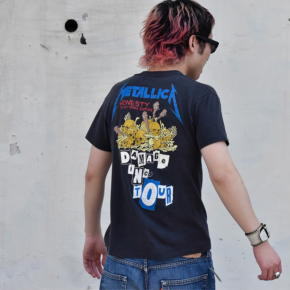 80's Metallica×Pushead “Damage Inc.” Tour Tシャツ 240416H