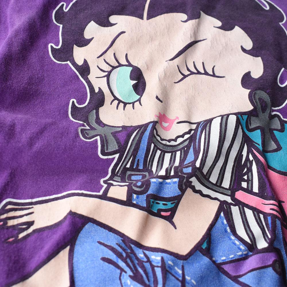 90’s Betty Boop “Nail” キャラクター Tシャツ USA製 250919H