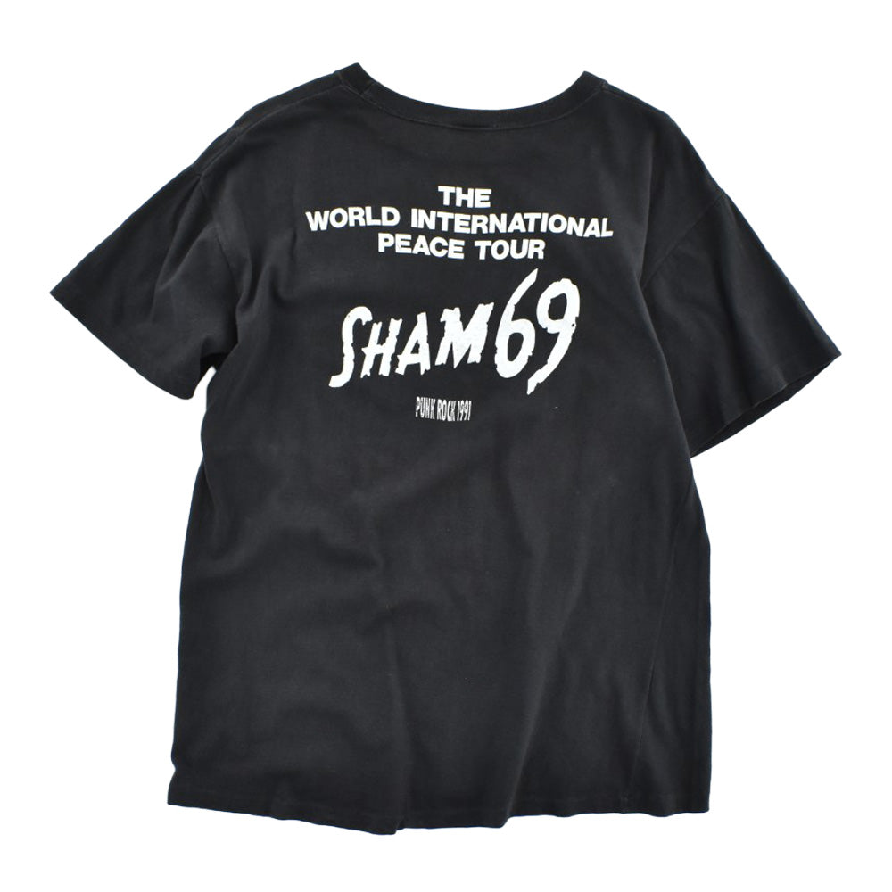 90's SHAM 69 "DON'T DIE OF IGNORANCE" パンク ロックTシャツ 260821H