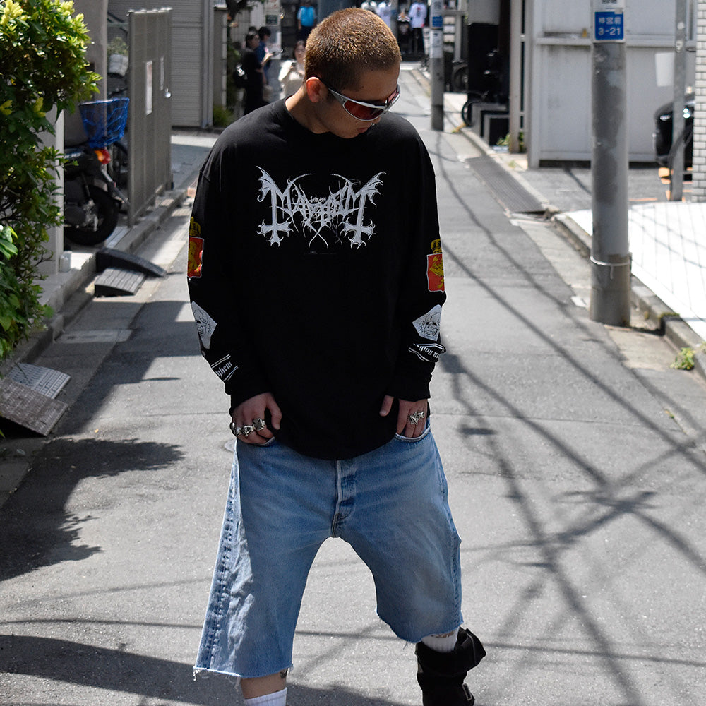 90's Mayhem “Legion Norge” ロングスリーブ ロック Tシャツ 250714HT62