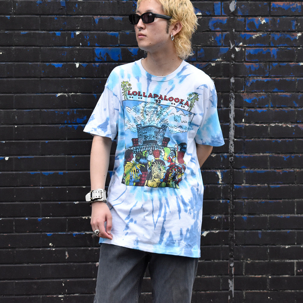90's Lollapalooza “Lollapalooza 1993” タイダイ フェス ロック Tシャツ 240703H