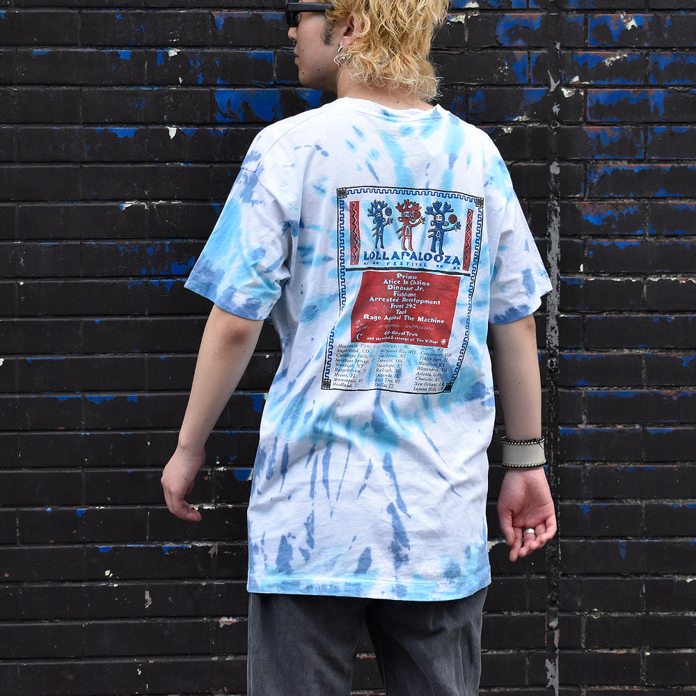 90's Lollapalooza “Lollapalooza 1993” タイダイ フェス ロック Tシャツ 240703H