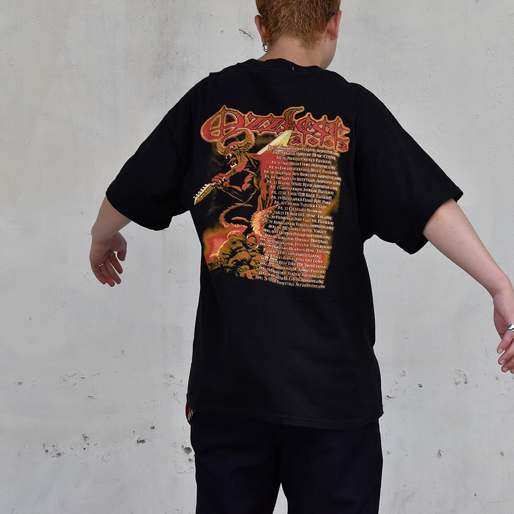 Y2K Ozzy Osbourne "Ozzfest 2003" フェス ロック Tシャツ 250803H