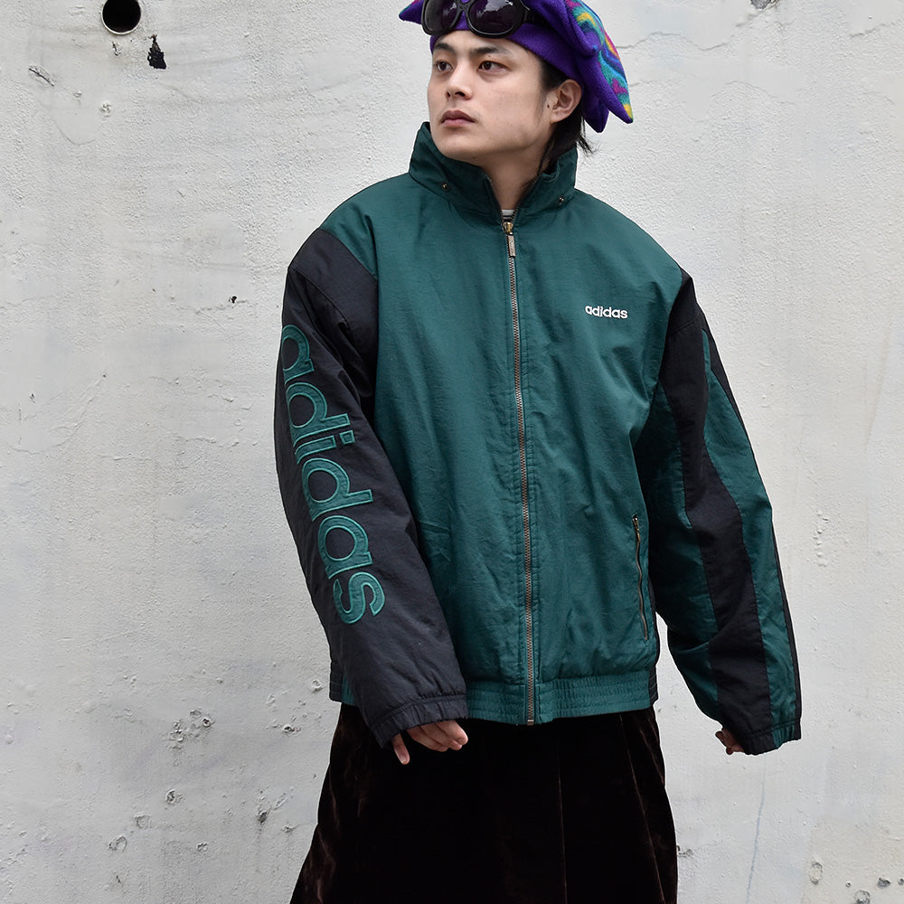 80’s~ adidas 中綿入り ナイロンジャケット 240203H