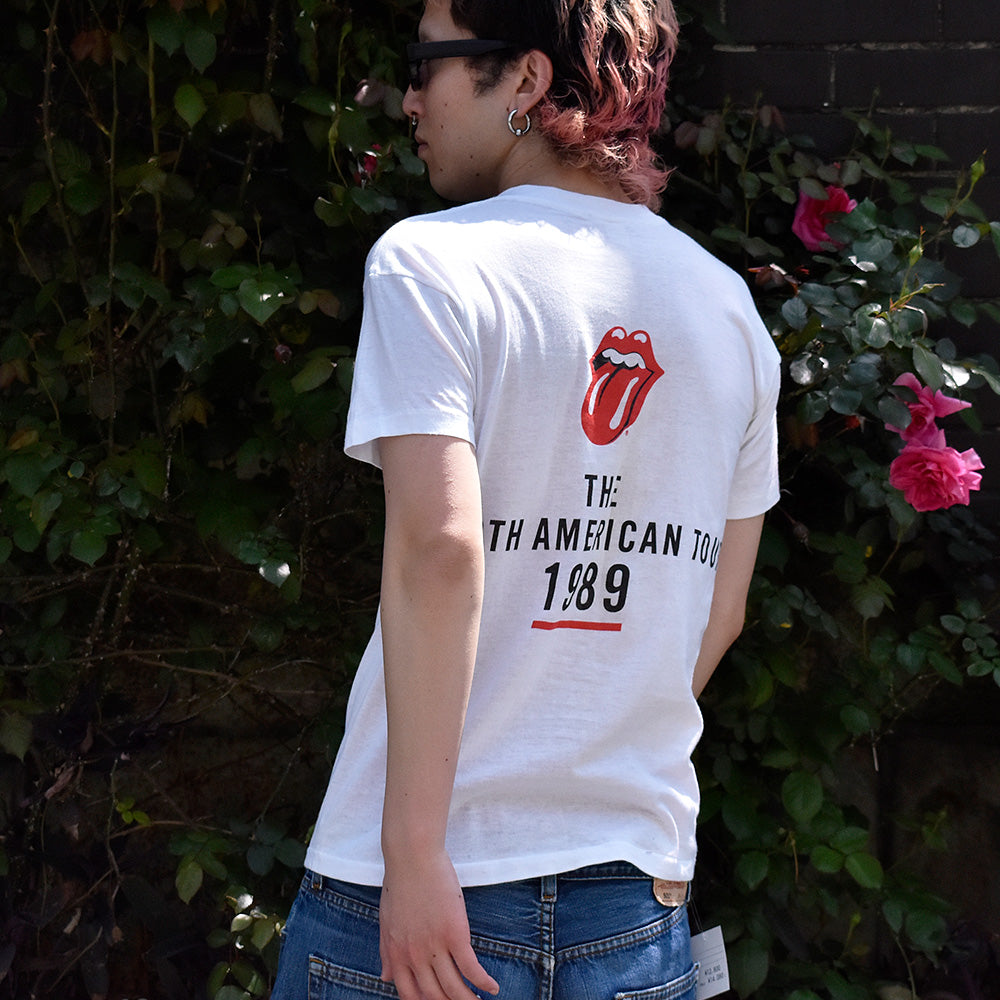80's The Rolling Stones デカ版! “North American Tour 1989” Tシャツ 240416H