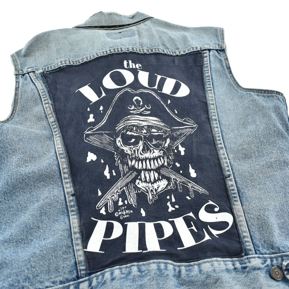 90's Levi's × Jeff Gaither "the LOUD PIPES" カスタム デニムベスト USA製 260612H