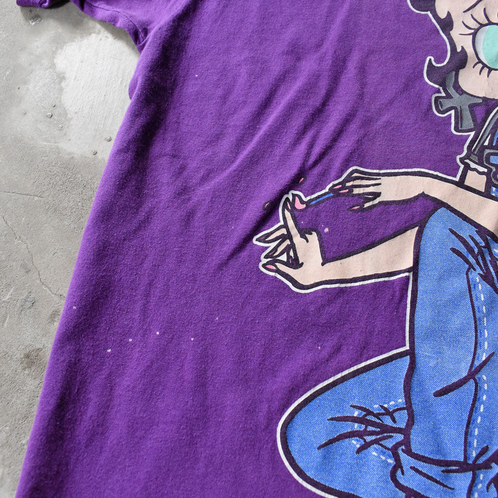90’s Betty Boop “Nail” キャラクター Tシャツ USA製 250919H