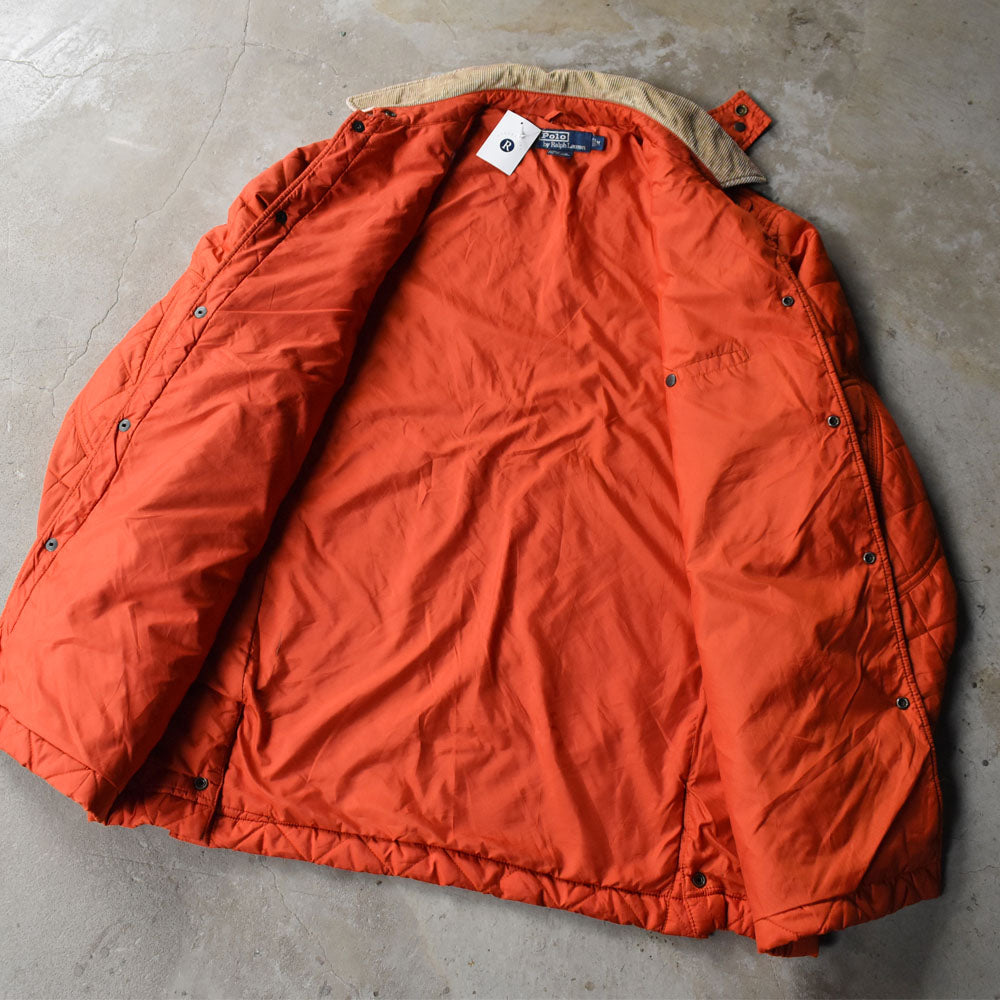 90’s Polo by Ralph Lauren キルティングジャケット バーントオレンジ 251010H