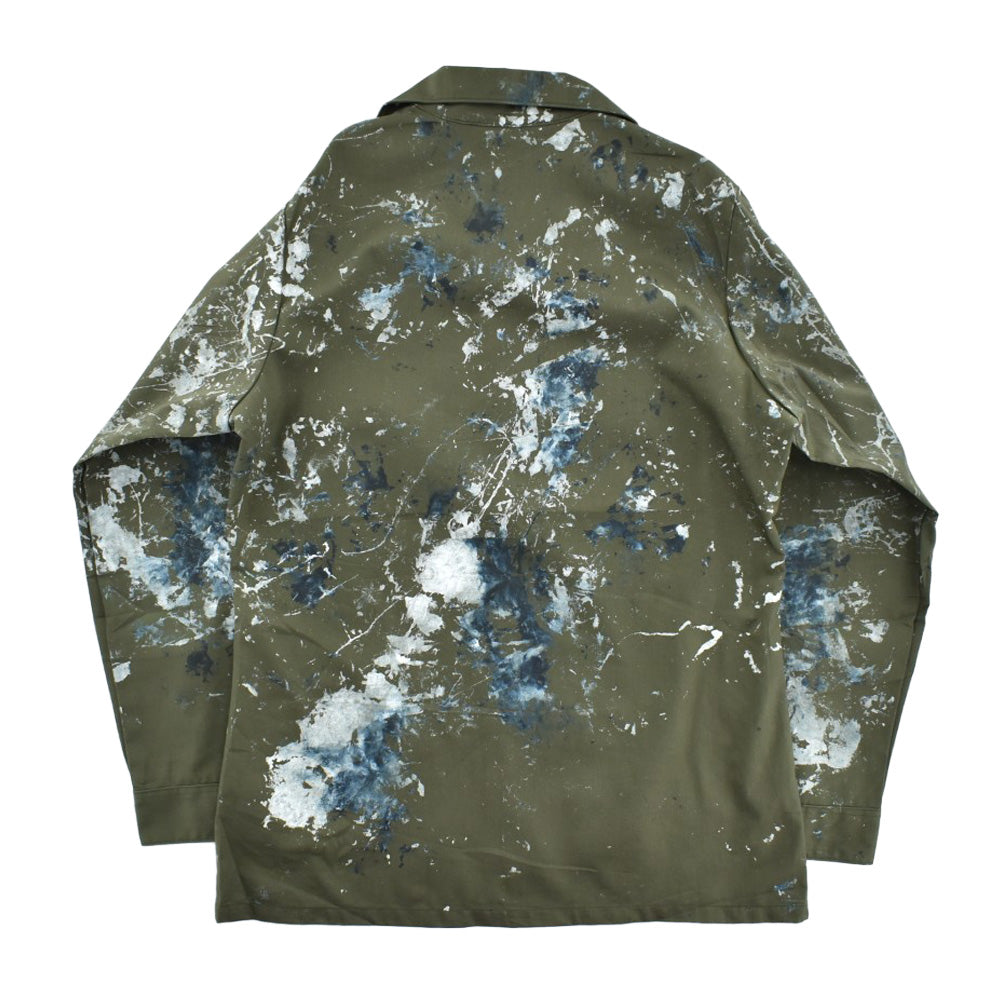 80's U.S.ARMY ユーティリティシャツ ペンキ 260512H