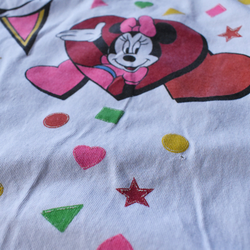 90’s Disney ”MICKEY & FRIENDS” キャラ Tシャツ USA製 240511