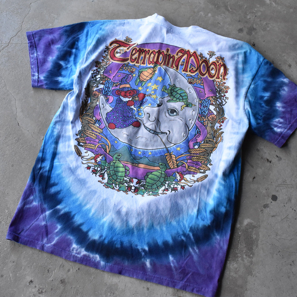 Y2K LIQUID BLUE Grateful Dead デッドベア! タイダイTシャツ 240819