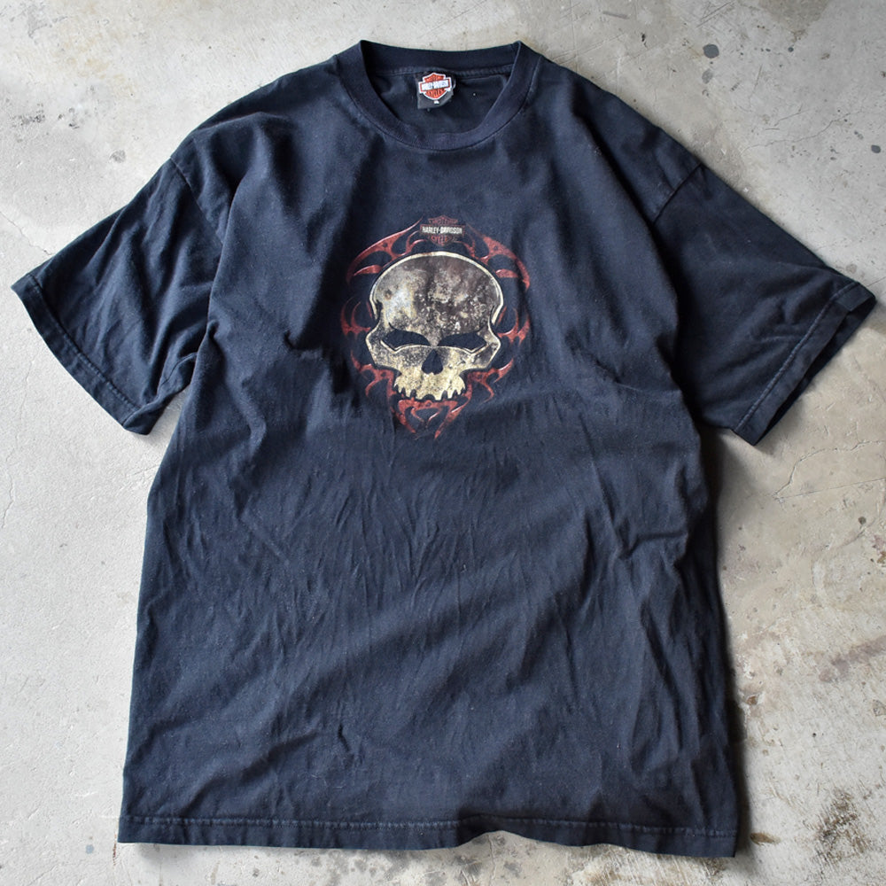 Y2K Harley Davidson”Skull” Tee Tシャツ