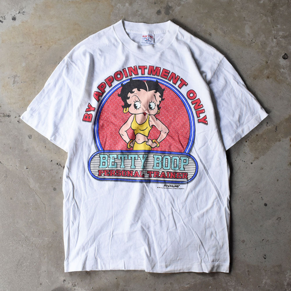 90’s Betty Boop “Personal Trainer” キャラクター Tシャツ 250919H