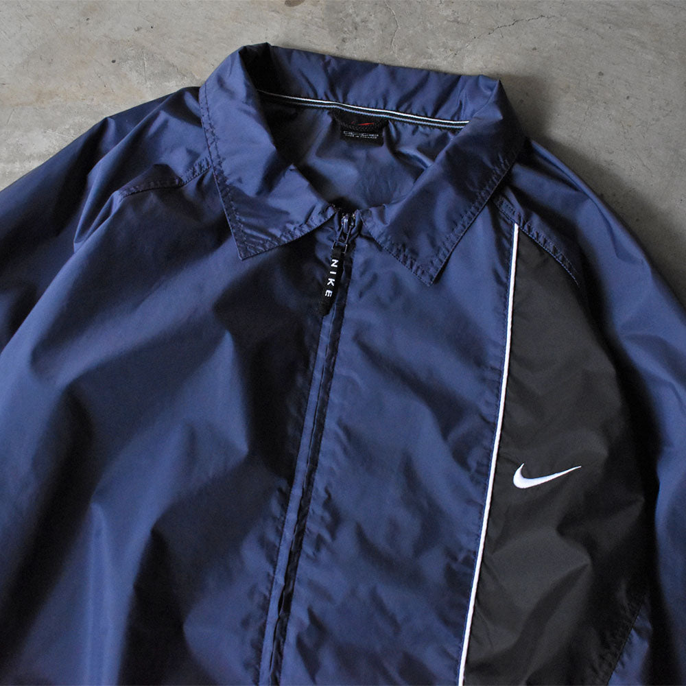 90’s NIKE 衿付き ナイロン トラックジャケット 250413