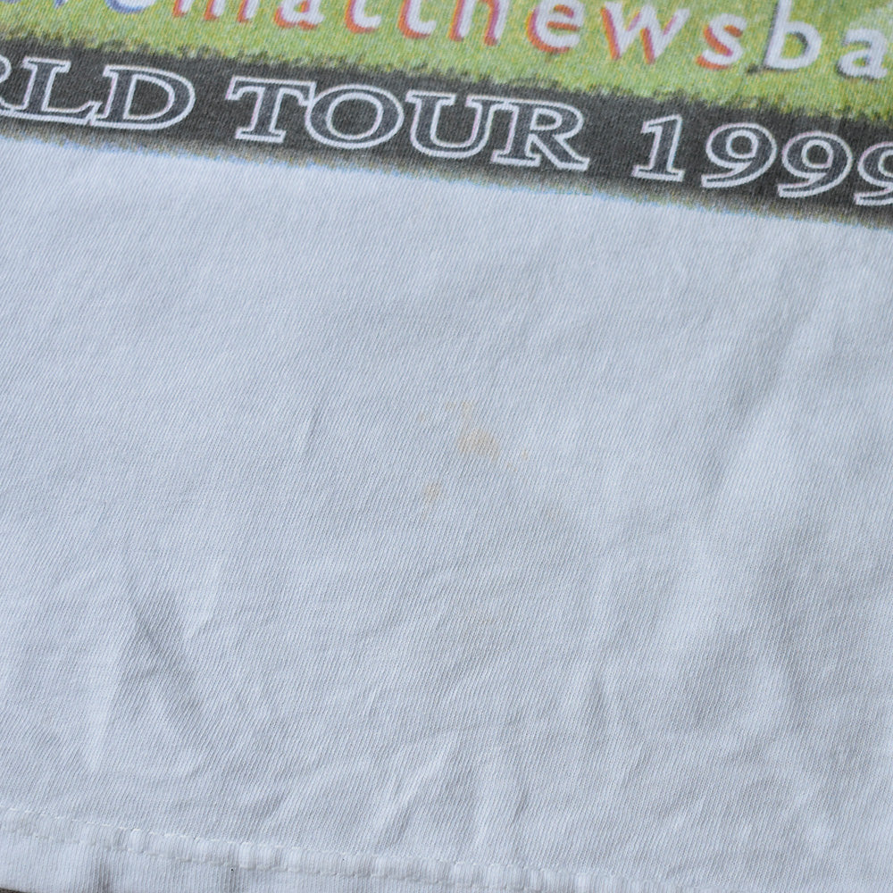 90's Dave Matthews Band “WORLD TOUR 1999” ロック Tシャツ 240427H