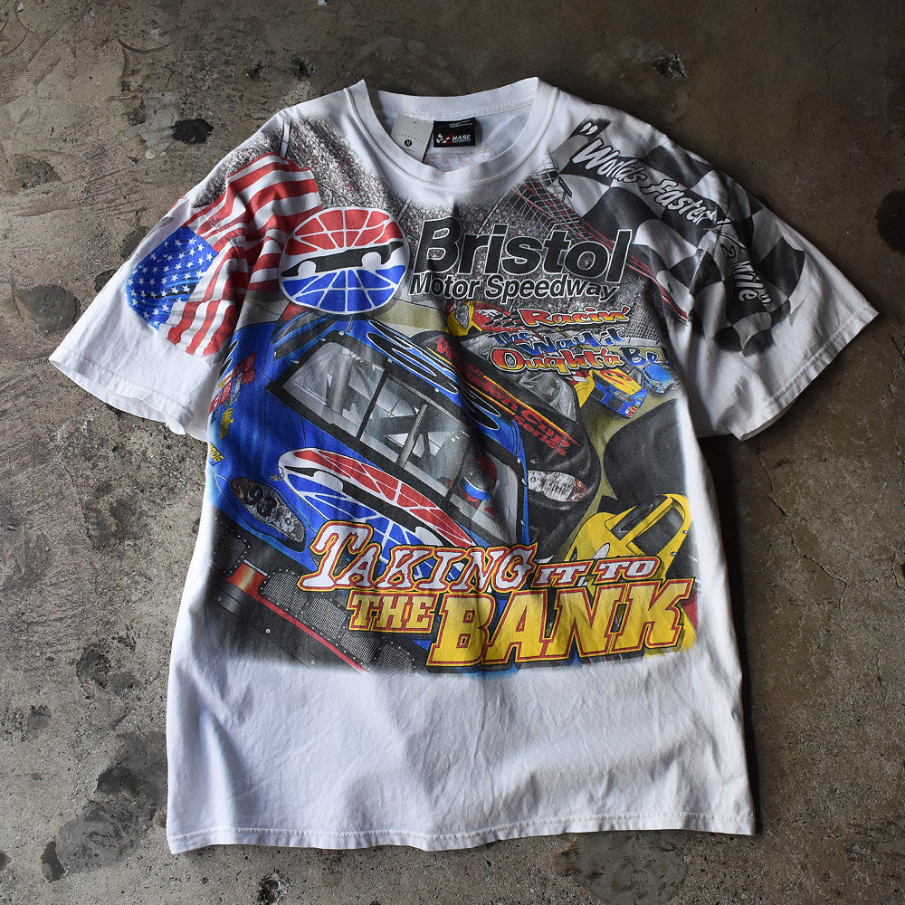 90's AOP! CHASE authentics Racing Tee 230710H