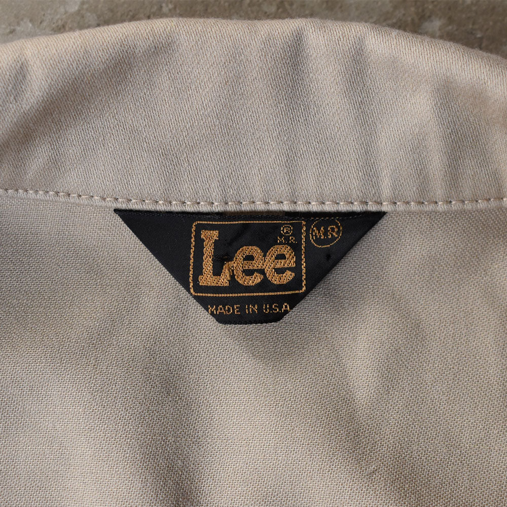 70’s Lee コットンサテン サファリシャツ USA製 250525