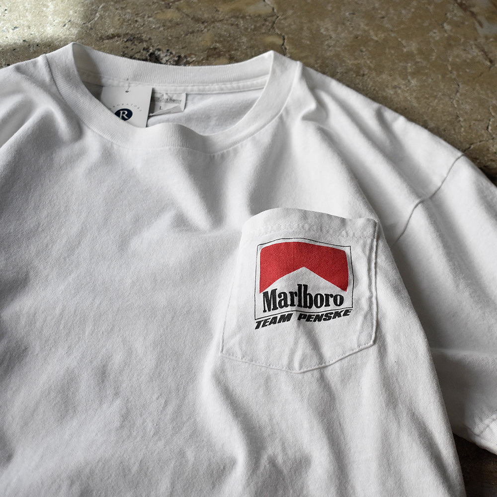 90's~ “Marlboro“ Racing! ポケットTシャツ USA製 250411H
