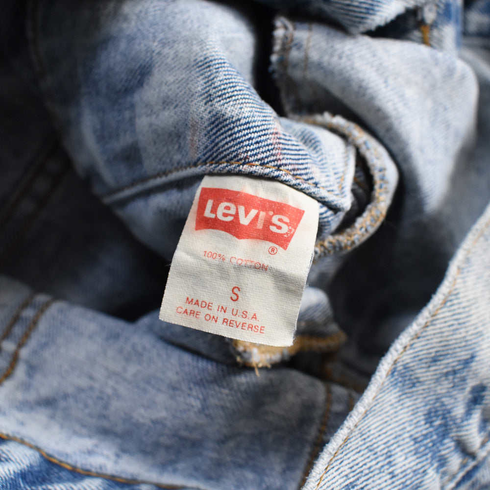 90’s Levi's 70507-0219 ケミカルウォッシュ デニムジャケット USA製 250930