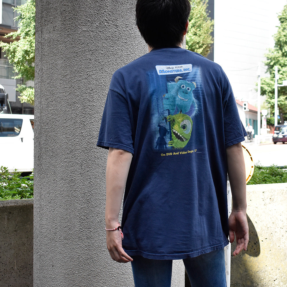 Y2K Disney・Pixar “MONSTERS,INC“ Tシャツ 240911H