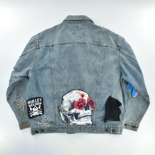 Y2K カスタムペイント デニムジャケット 260421H