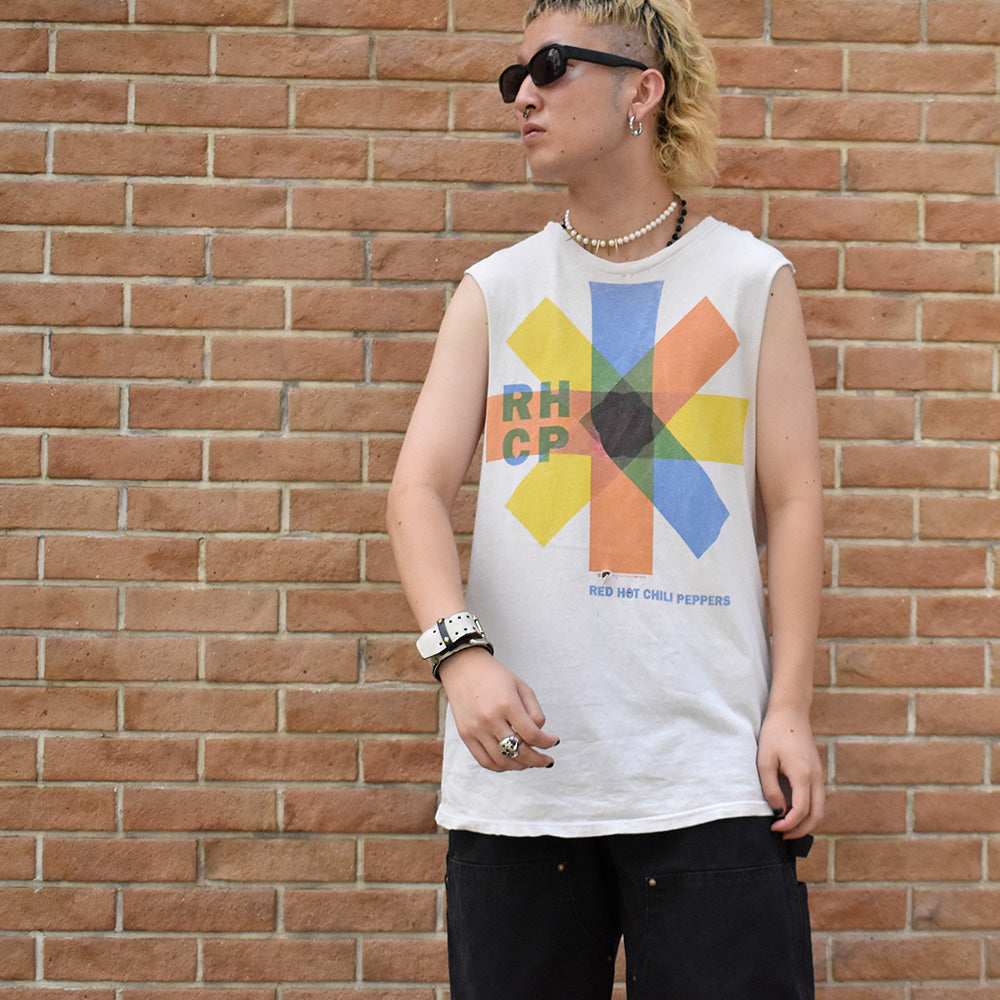 Y2K Red Hot Chili Peppers カットオフTシャツ 240813H