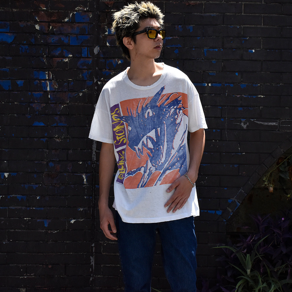 90's The Rolling Stones×Budweiser "URBAN JUNGLE" EUROPE 1990Tour ロック Tシャツ XXXL size! 250802H