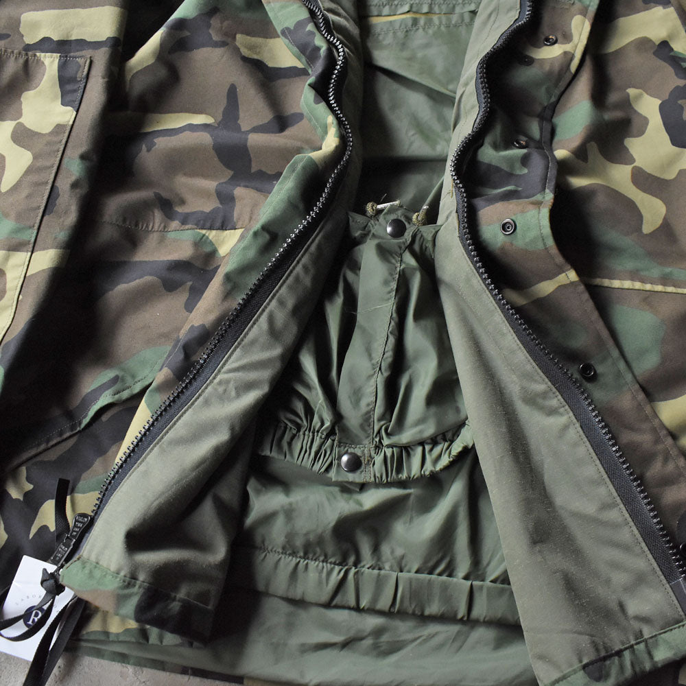 '02 U.S.ARMY ECWCS ウッドランドカモ ゴアテックス パーカー 251007H
