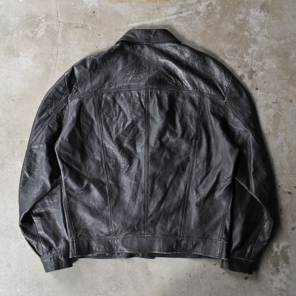 80’s EURO トラッカータイプ レザージャケット 251028H